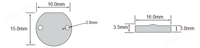 FR4超高频圆形抗金属标签 RT-D16
